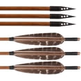 thumbnail image 6 of 6pcs 31 Inch Bamboo Arrows Target Hunting Arrows for Archery Bow Arrows with Medieval Arrow Heads and 5 Inches of Natural Features$$Other, 6 of 7