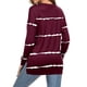 thumbnail image 2 of Tops de moda para mujer Camiseta holgada con efecto tie-dye Tops tipo túnica de manga larga, 2 of 5