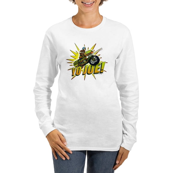 CafePress - G.I. Joe YO Joe Women's Long Sleeve T Shirt - Women's Long Sleeve Graphic Casual T-Shirt