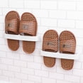 thumbnail image 4 of Tineasur 5-Piece White Bathroom Wall Organizer and Shoe Storage Rack, Space-Saving Design for Hallway and Parent Use, 4 of 5