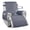 Dark Grey, variant on TAOCOCO 100% Waterproof Recliner Chair Covers,Anti-Slip Recliner Couch Slipcovers for Reclining Chair with Packets,Dogs Chair Cover Furniture Protector, Brown