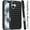 Solid Black, variant on Case For Apple iPhone 16 (6.1") Pattern Design Magnetic Chrome Hybrid Compatible with Magsafe Dual Layer Shockproof TPU Hard PC Back Phone Cover for iPhone 16, Rose Gold Leopard