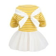 thumbnail image 2 of Cheers.US Pet Skirt Comfortable to Wear Nice-Looking Cotton Pet White Bow Tie Dress,Stylish, Comfortable, Lovely for Weddings, Birthdays, Parties, 2 of 19
