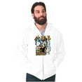 thumbnail image 3 of Popeye Stay Hungry Asian Inspired Men Big & Tall Zip Hoodie Brisco Brands 4X, 3 of 5