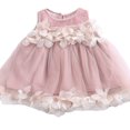 thumbnail image 1 of Bébé Fille Princesse Demoiselle d'Honneur Pétale Tulle Robe de Soirée Robes d'Été, 1 of 3
