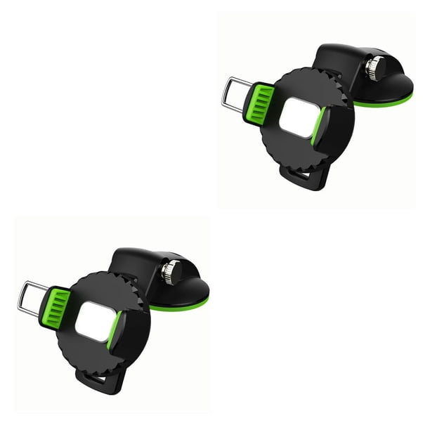 Scienceny Soporte para teléfono móvil para automóvil Soporte de montaje antideslizante Green Sucker Verde Ventosa 2piezas Scienceny CBP284692