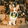 thumbnail image 2 of Fwttom Christmas Pet Bandana - Cute Knitted Warm Handkerchiefs, Christmas Decoration Collar Holiday Kitten Puppy Bandana, Cat Dog Scarf for Small Dogs Cats, 2 of 7