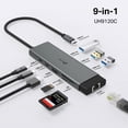 thumbnail image 4 of TP-Link Hub USB-C 9 en 1, HDMI 4K 60Hz, PD 100W, Ethernet Gigabit, SD/microSD, Puertos USB-C 5Gbps y, 4 of 7