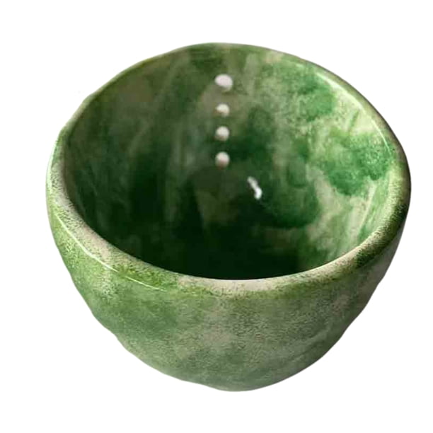 Yuarrent Cuenco de resina para desgranar vainilla, multifuncional, con 4 orificios, para diversas verduras, separadores de vainilla Cocina y Comedor tipo+3