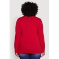 thumbnail image 5 of Women's Plus Size Long Sleeve Crew Neck Tee, 5 of 5