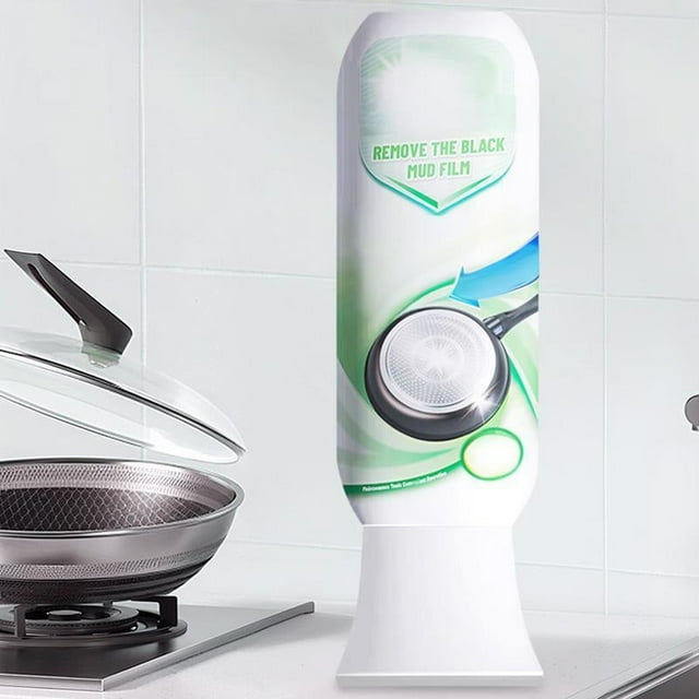 Kitchen Pot Bottom Cleaner Black Grime Burnt Stain Remover Heavy Duty Cookware Cleaning Mud Film For Pots And Pans