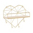 thumbnail image 3 of Birdeem Creative Household Multifunctional Iron Mesh Hook Wall-Mounted Shelf, Living Room Wall Decoration Storage Rack, 3 of 10
