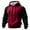 U2-Wine, variant on Homeyce Hoodies for Men Fleece Lined Midweight Long Sleeve Hooded Sweatshirt Oversized Casual Workout Basic Y2k Winter Pullover Drawstring Solid Color Streetwear with Pocket,Gray XL