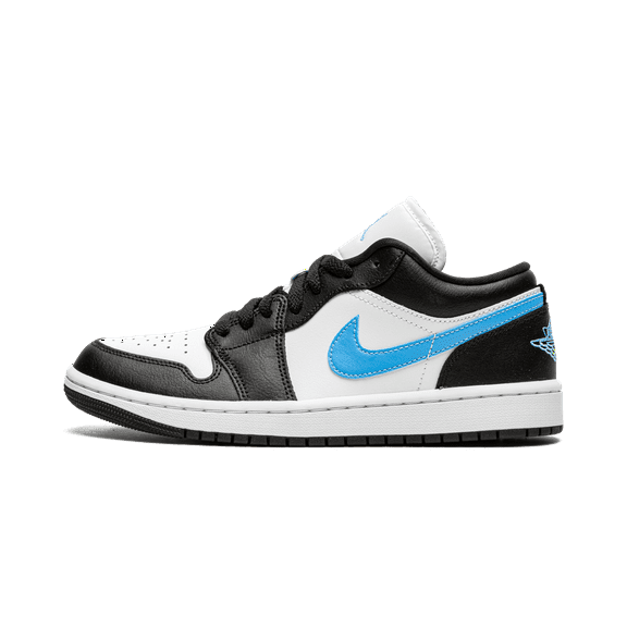 Jordan WOMENS AIR JORDAN 1 LOW WMNS "Black / University Blue" DC0774 041 from Stadium Goods
