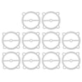 thumbnail image 2 of Junta de cilindro, 10 piezas Junta de compresor de aire Junta de aluminio Accesorios de bomba de aire Valor inmejorable, 2 of 8