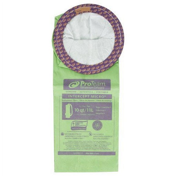 TVP Compatible with ProTeam 10 Quart Vacuum Cleaner Super Coach Micro Filter Pap