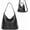 Black, variant on PU Leather Rucksack Bag for Women Ladies Backpacks Convertible Shoulder Bags Womens Backpack Medium Casual Daypack