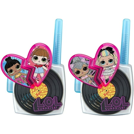 LOL Surprise Remix OMG Walkie Talkies for Kids, Long Range Static Free, Toy Phones