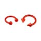 thumbnail image 1 of 2 uds anillo de nariz de acero inoxidable Spike herradura Piercings de nariz anillo de oreja de hélice para Mujeres Hombres anillos de tabique Piercing para el cuerpo joyería 6mm Gao Jinjia LED, 1 of 2