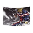 thumbnail image 3 of My Hero Academia Tapestry, Anime Wall Poster Art, Wall Tapestry For Bedroom Living Room Dorm Room, Wall Hanging For Festival Party Events Background Photography Backdrop, 60x40 Inch, 3 of 9