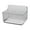 Gray, variant on Yammee Clear Adhesive Wall Mounted Storage Box for Bathroom Kitchen or Office Shelves