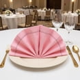 thumbnail image 3 of REGALWOVEN 12 Pack Cloth Napkins, Washable and Reusable Table Dinner Napkins for Home, Restaurant, Weddings, Event, and Parties Pink 18x18inch, 3 of 6