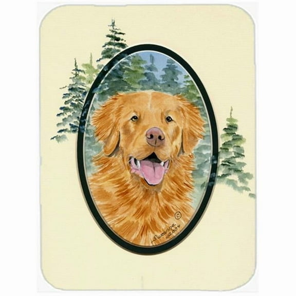 Caroline's Treasures Nova Scotia Duck Toller Glass Cutting Board Large