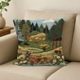 thumbnail image 6 of A Imitation Embroidery Inspired Pillow Case Style A Field Style Kittens Home Decoration Polyester Pillow For Sofa Bed, 6 of 6