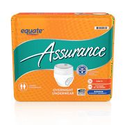 Assurance L/XL Unisex Overnight Underwear, 14 Ct