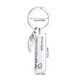 thumbnail image 3 of Sonducket Key Chains English Letters Stainless Steel Father Crafts Hanging Art Key-ring Decorations Pendants Structure Supplies Upgrade Type3 NO3, 3 of 6