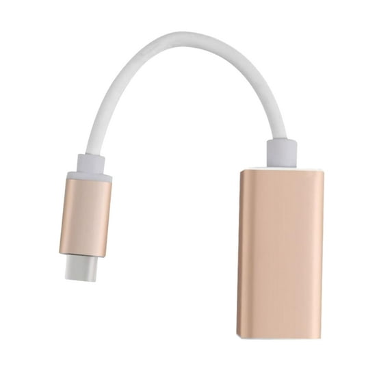 USB 3.1 Adapter, Mini DP Adapter Cable with Aluminium Case Support 4K Compatible for New , ChromeBook