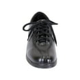 thumbnail image 2 of 24 HOUR COMFORT Valerie Wide Width Classic Oxford Lace-up Shoes BLACK 10.5, 2 of 7