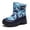 Sky Blue, variant on Hpapadks Girl Snow Boots Winter Outdoor School Thick Warm Non Snow Shoes Boys Winter Boots Dark Blue