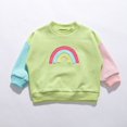 thumbnail image 2 of Vedolay Girls Sweatshirts Kids Hoodies Long Sleeve Girls Tops Fall Clothing Green,100, 2 of 5