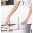 thumbnail image 3 of Utopia Bedding Twin Sheet Set - Jersey Knit Sheets 3 Piece Cotton Soft T-Shirt Stretchy Sheets Twin, White, 3 of 7