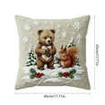 thumbnail image 5 of Christmas Decorative Throw Pillow Covers 18x18" Pillowcase Cover Christmas Cushion Cover Christmas Gifts, 5 of 7