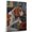 American English Coonhound, variant on Barbet Dog Playing Piano Wall Stretched Canvas Size 8x12 – Barbet Canvas Art for Dog Lovers, Piano Canvas Wall Decor