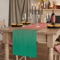 thumbnail image 2 of Table Runners 70 Inches Long Dress Scarves, Red Green Ombre Farmhouse Coffee/Dining/Kitchen Table Decor, Holiday Table Runner, Modern Art Gradient Orange 13x70 Inch, 2 of 9