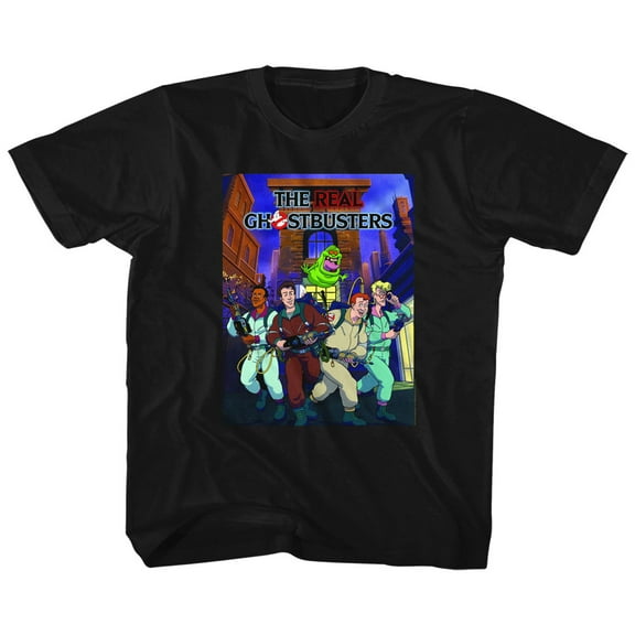 Real Ghostbusters Poster Ish Black Children's T-Shirt