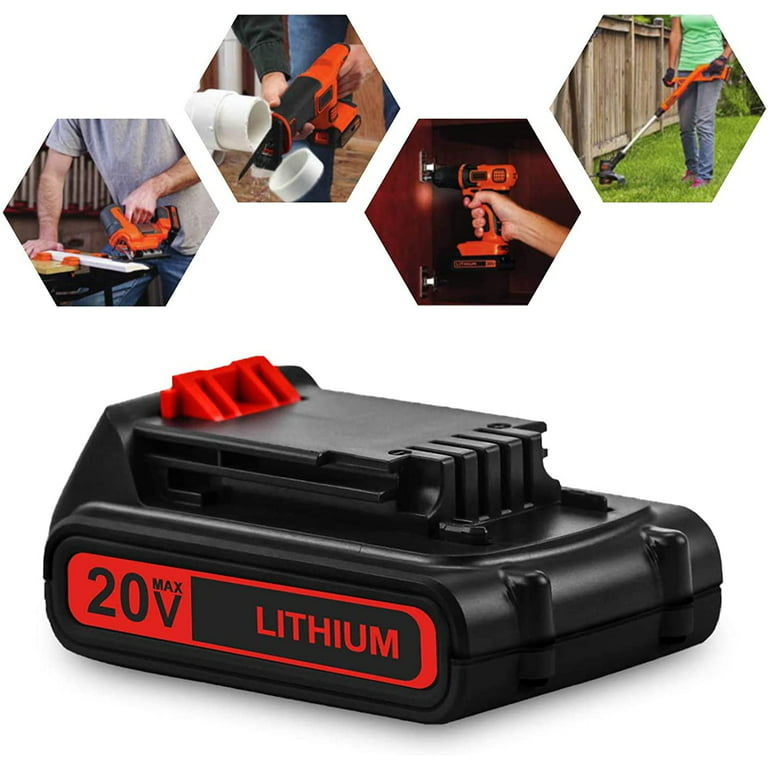 LBXR20 Black & Decker® 20V Lithium Battery Rebuild Service – MTO