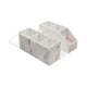 thumbnail image 5 of Organizador de pestañas, caja de almacenamiento, soporte para cosméticos, exhibidor acrílico, suministros de belleza transparente mármol, 5 of 9