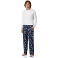 thumbnail image 3 of SpongeBob SquarePants Men's Christmas Ugly Sweater Sleep Tossed Print Pajama Pants, 3 of 7