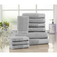 thumbnail image 5 of Elegance Spa 10 Piece Cotton Jacquard Towel Set, 5 of 9