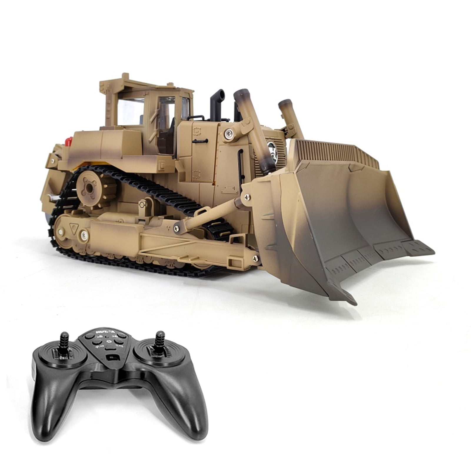 Dcenta Remote Control Bulldozer, 2.4Ghz 118 Remote Control Alloy