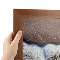ArtToFrames 8x12 Inch Walnut Picture Frame, This Brown Wood Poster Frame is Great for Your Art or Photos, Comes with Regular Glass (4296)