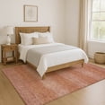 thumbnail image 7 of Addison Rugs Mayfield Premium Machine Washable Transitional Stripe Terracotta Rectangle Rug, 10' x 14', 7 of 7