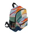 thumbnail image 2 of FORMRS School Backpack with Front Zippered Pocket 12" Student Travel Daypack, Goldfish Bowl, 2 of 6