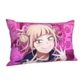 thumbnail image 2 of My Hero Academia Himiko Toga Pillowcase Cushion Pillow Covers With Hidden Zipper Pillow Case Decor For Bed Dorm Sofa Couch Car 14"x20", 2 of 8