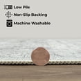 thumbnail image 4 of GLN Rugs Palmyra - Indoor, Machine Washable Area Rug 2'6"x10' Runner Beige Home Carpet, All Ages, 4 of 8