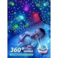 thumbnail image 4 of One Fire Night Light Kids,96 Lighting Modes Star Projector Lights For Bedroom, 360rotating+6 Films Baby Night Light ProjectorYOUYOU, 4 of 4
